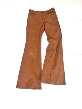 LOFT Cognac High-Rise Trousers